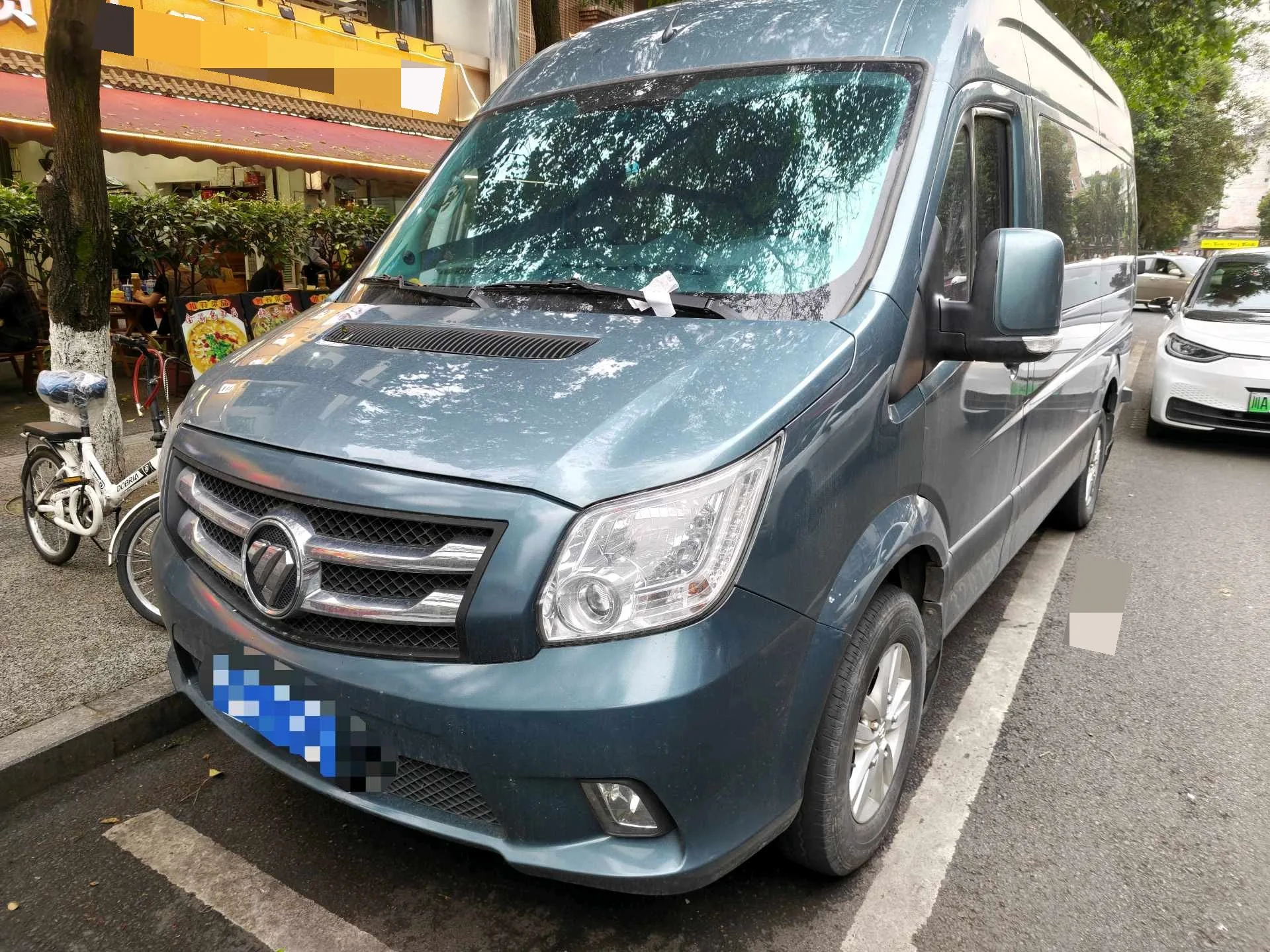 Foton 2023 Tuyao 2.0T Compact Passenger Van, Comfort Edition, Long Wheelbase, Medium Roof, Single Rear Tire, 9-Seater, Manual Transmission