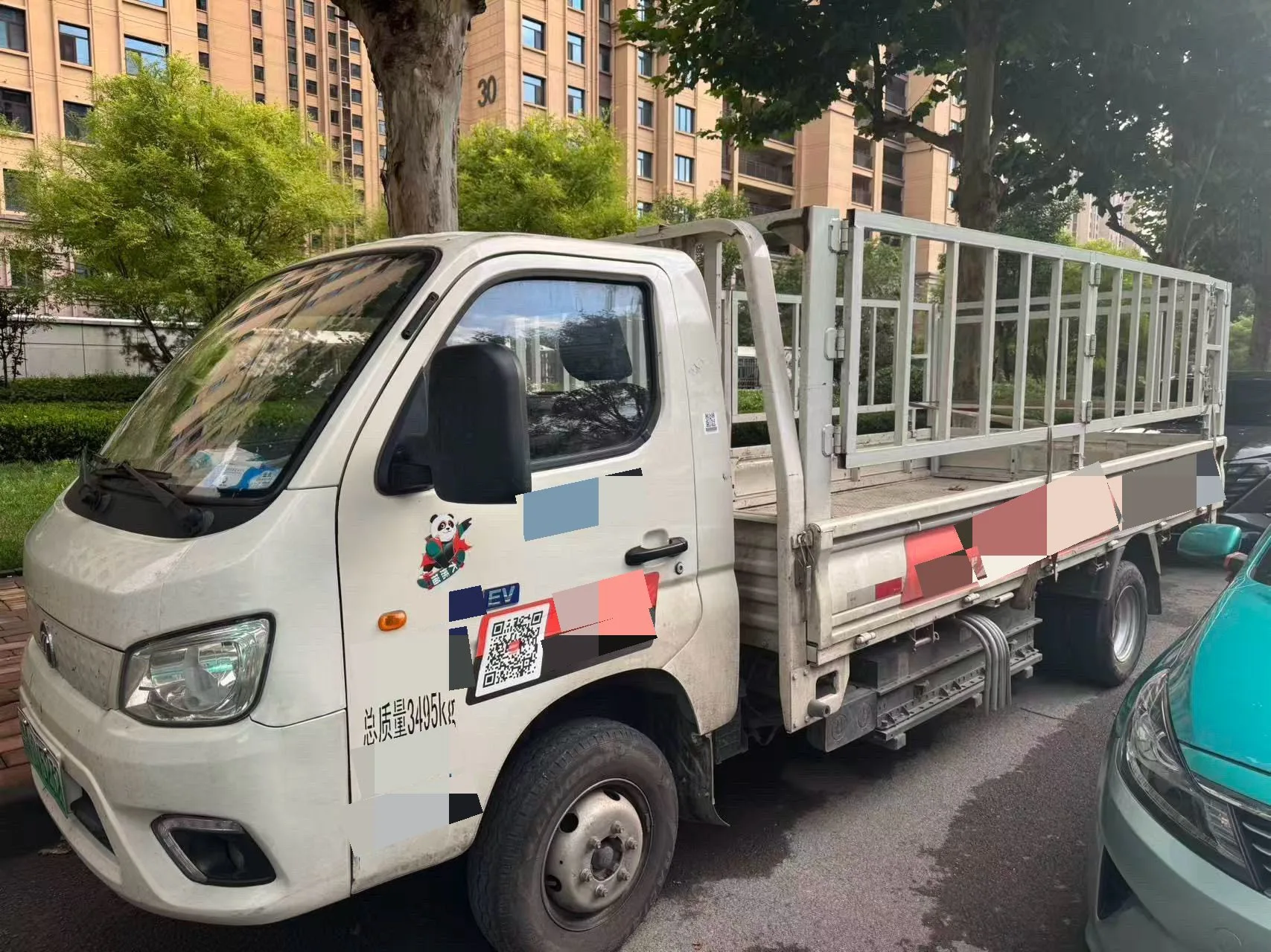 Foton 2023 Xiangling M2 3.5T 4.05-meter Single-Cab All-Electric Box Truck, Automatic Transmission
