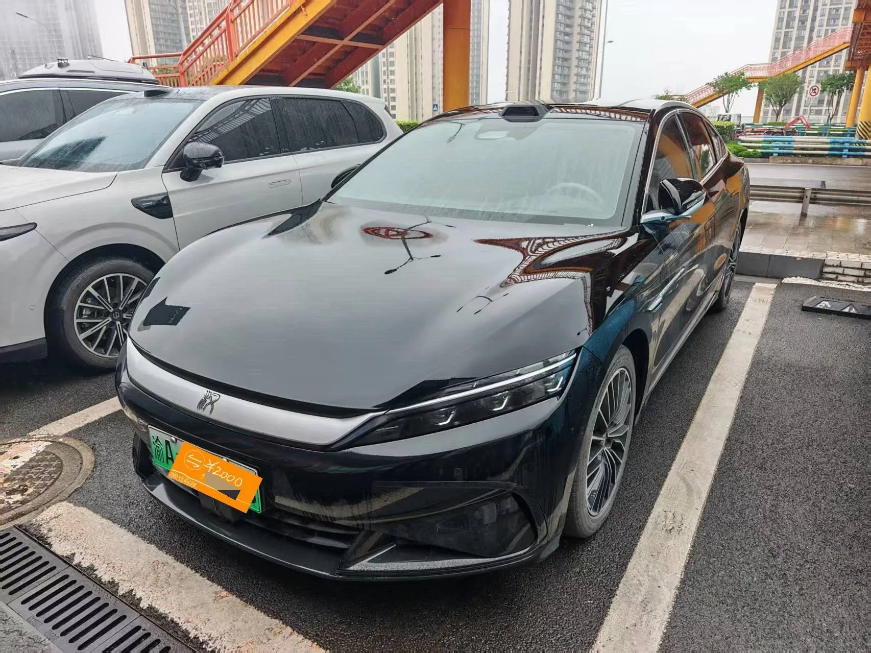 BYD 2025 Han DM-i 1.5T CVT Intelligent Driving Edition with 125km Range and LiDAR Flagship Model, Automatic Transmission