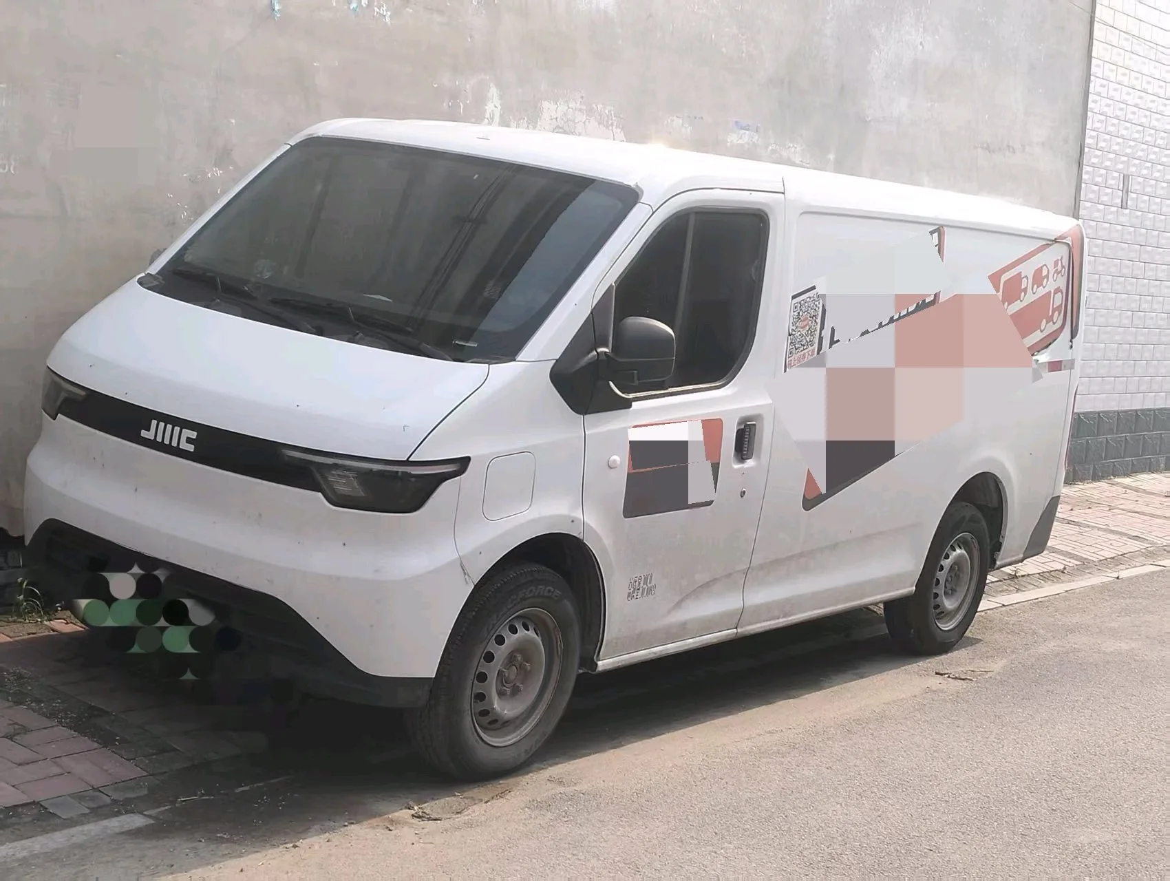 E Fushun 2025 Model, Blind Window Edition, 41.5 kWh, Short Wheelbase, Low Roof, 3.0 metric tons